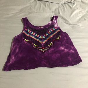 Tie dye crop top